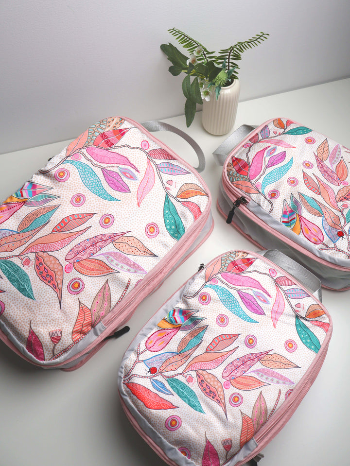 Bush Leaves - Luggage Packing Cubes (3 Pack)