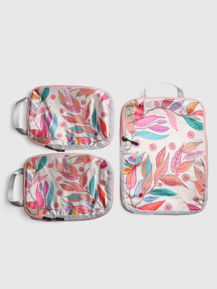 Bush Leaves - Luggage Packing Cubes (3 Pack)