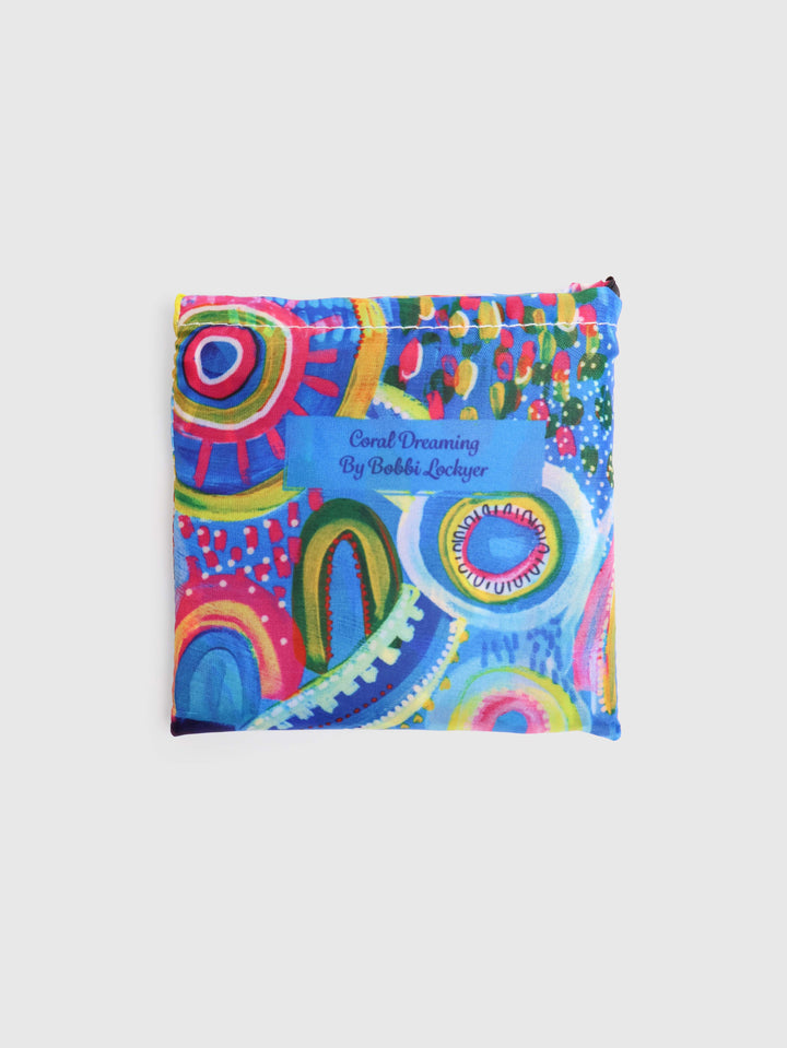 Coral Dreaming - Reusable Folding Shopping Bag