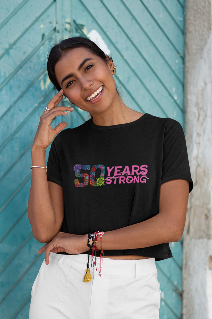 50-Year Commemoration - NAIDOC 2025 Women's Cropped T-Shirts