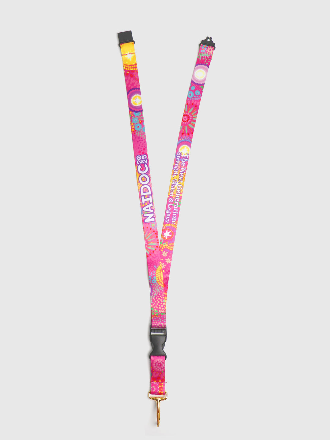 Deep Roots, Bright Future - NAIDOC 2025 Lanyard