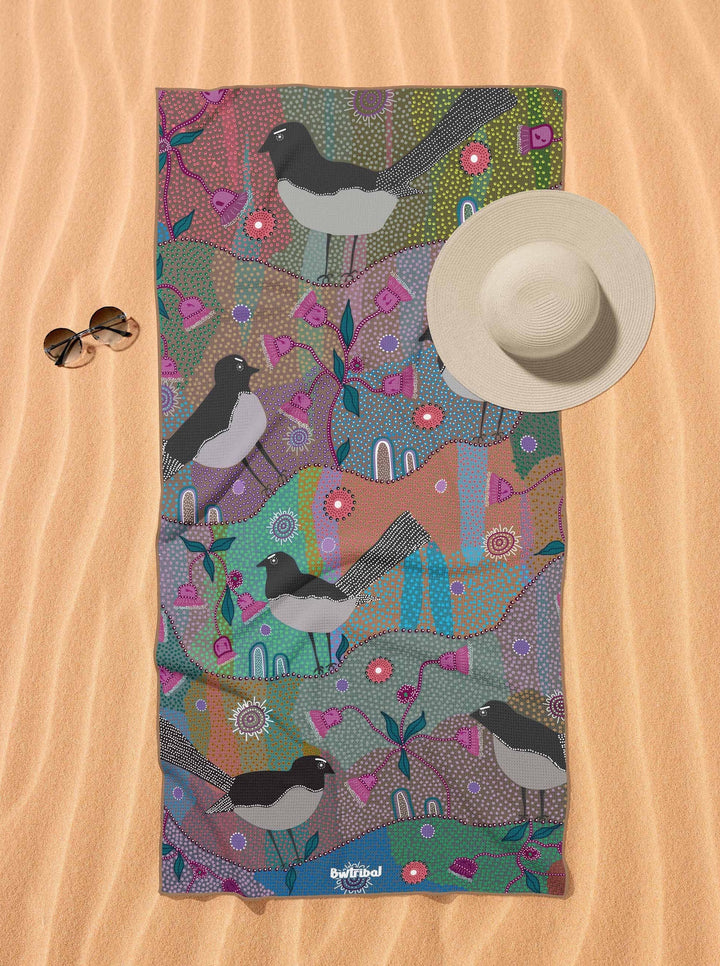 Djitty Dreaming - Sand-Free Beach Towel