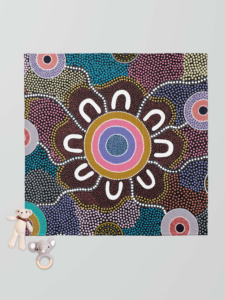 Family Journey - Muslin Baby Swaddle Wrap