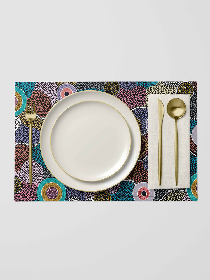 Family Journey - Linen Blend Placemats (6 Pack)
