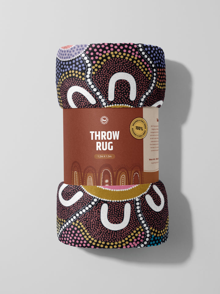 Family Journey - Throw Rug / Throw Blanket