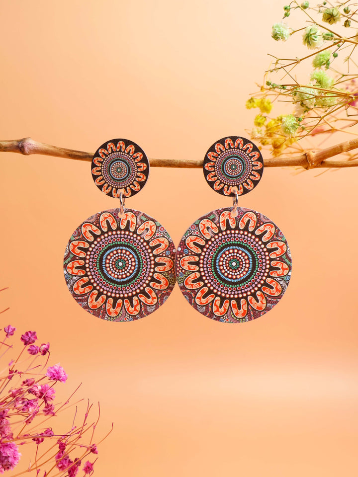 Family Strength - Round Drop Earrings