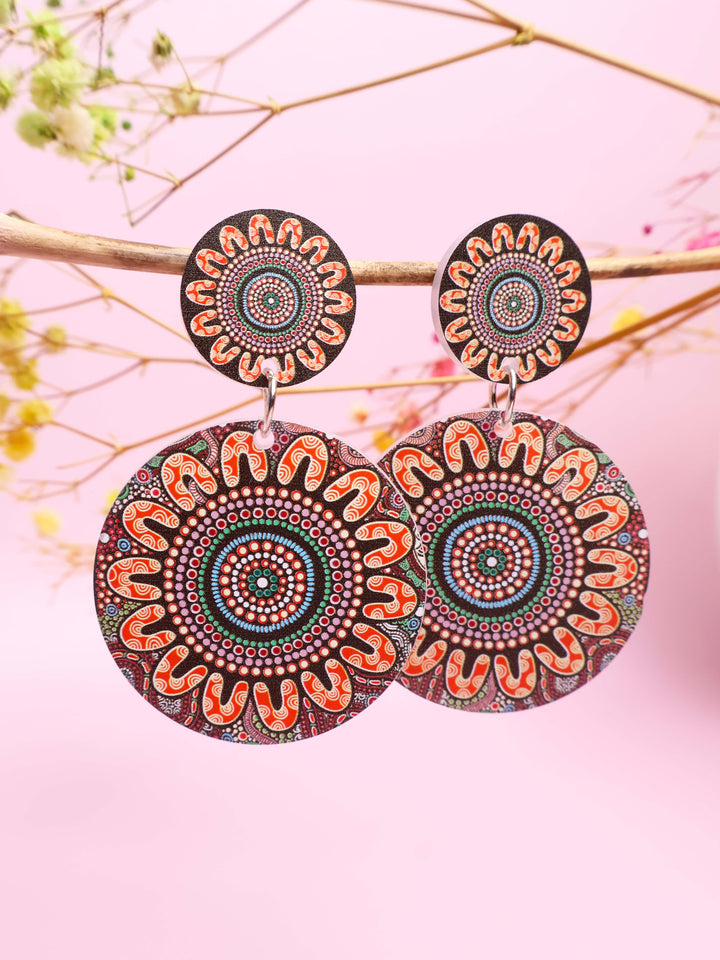 Family Strength - Round Drop Earrings