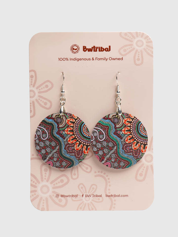 Family Strength - Round Earrings