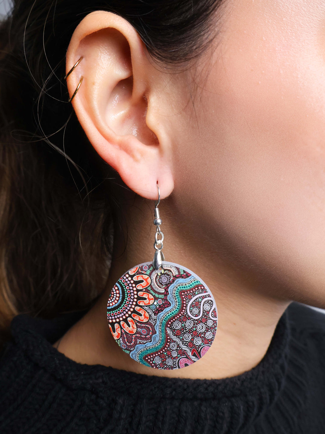 Family Strength - Round Earrings