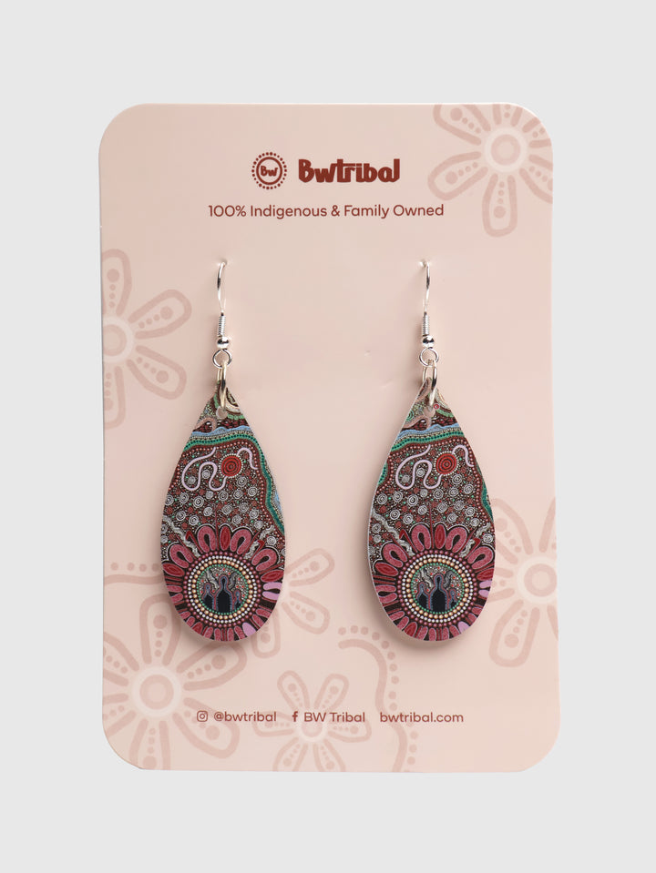 Family Strength - Tear Drop Earrings