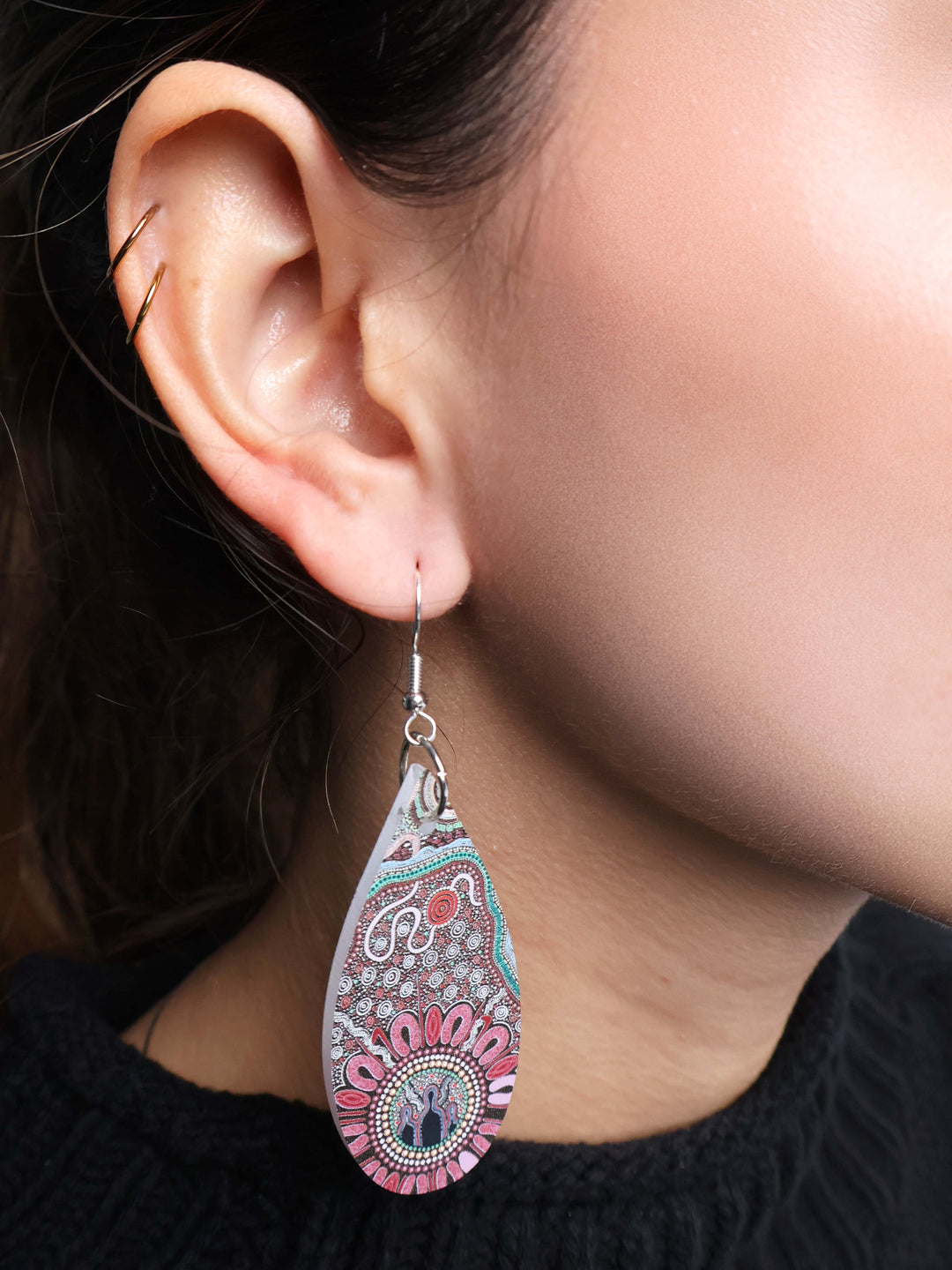 Family Strength - Tear Drop Earrings