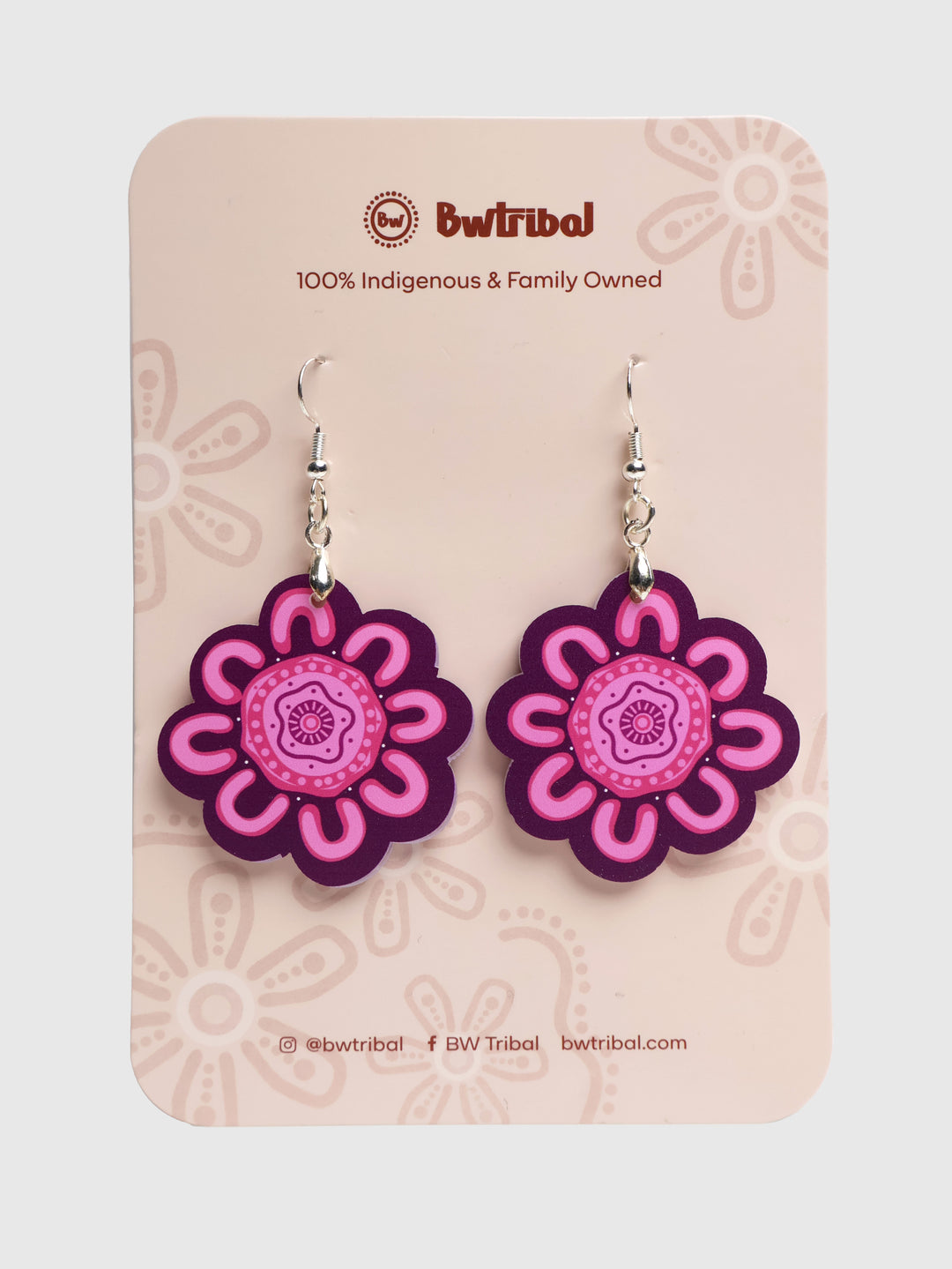 Kiki III (Pink) - Statement Earrings