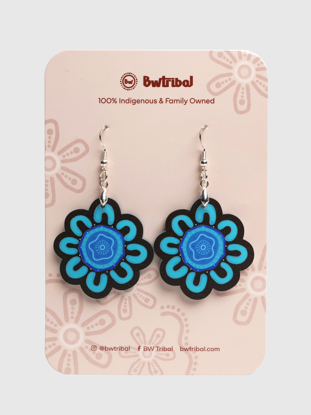 Kiki III (Blue) - Statement Earrings