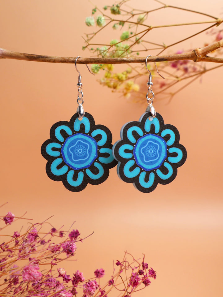 Kiki III (Blue) - Statement Earrings