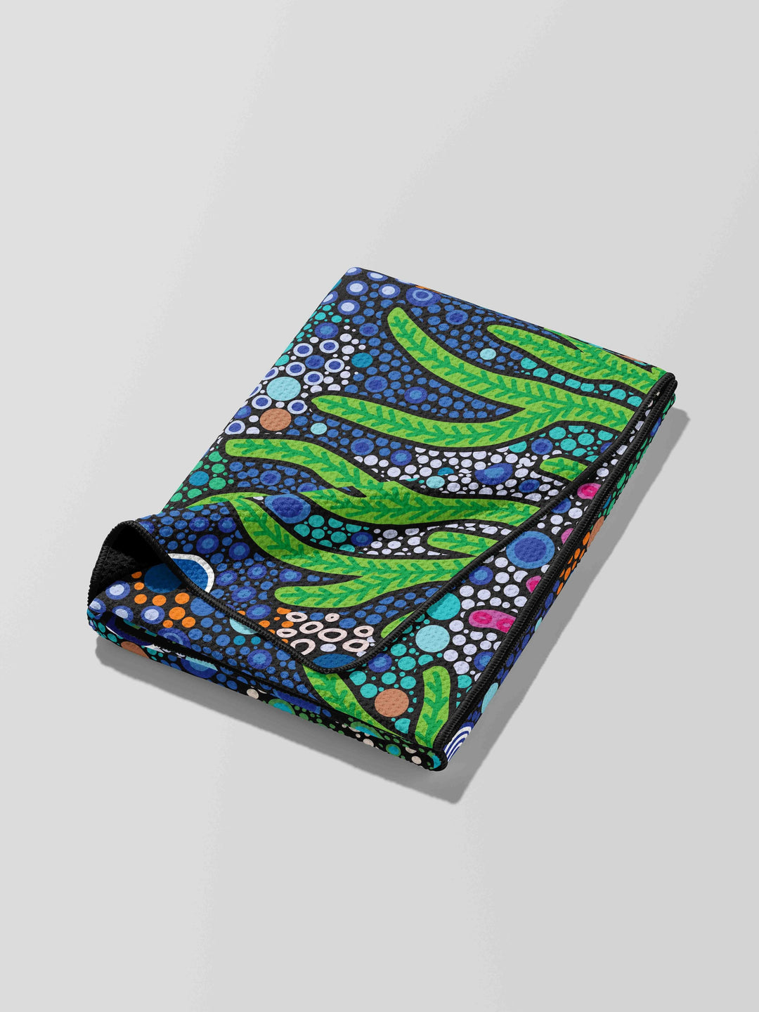 Gadu Bilima Sea Turtle - Waffle Fabric Gym Towel