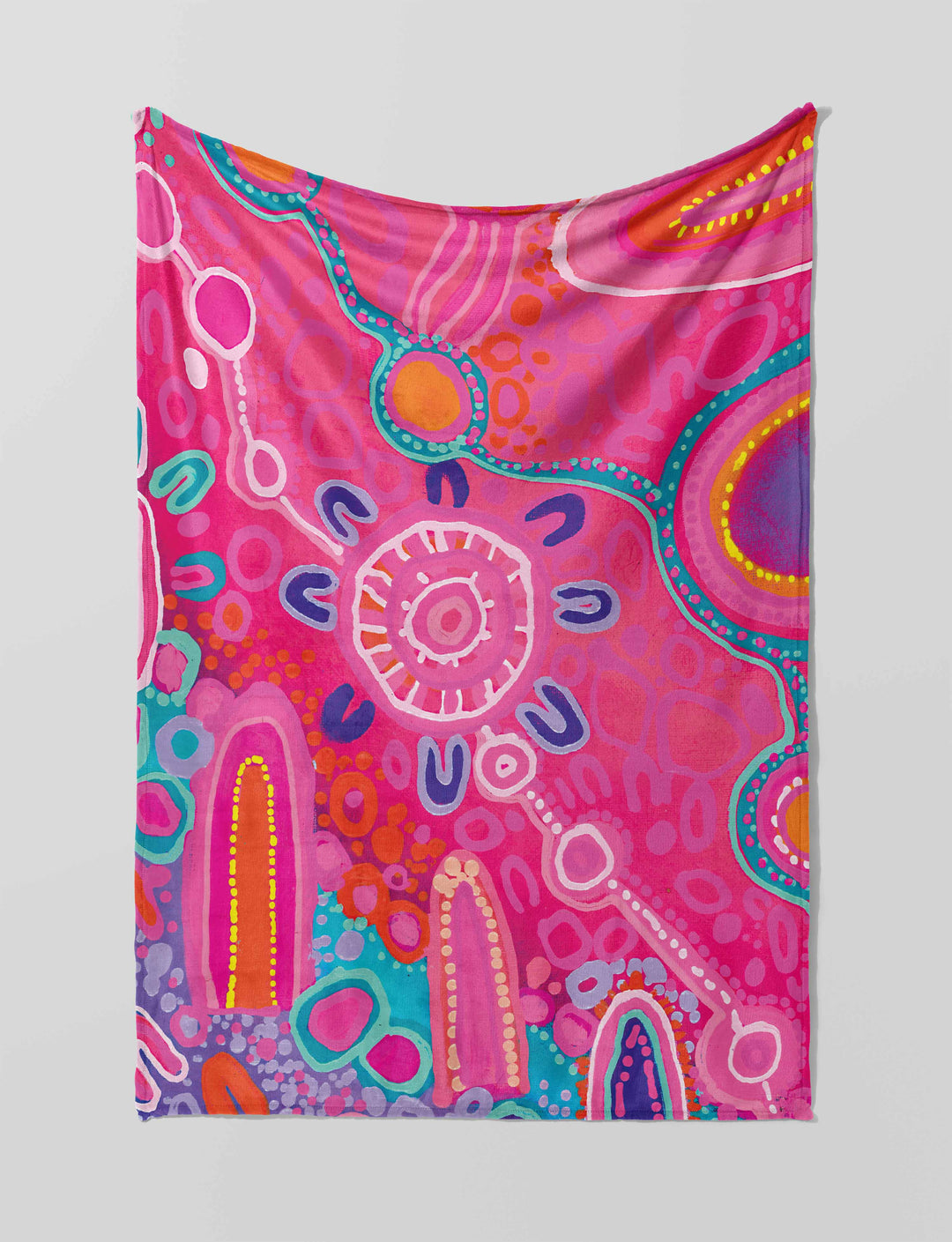 Generations - People, Place, Community  - NAIDOC 2025 Throw Rug / Throw Blanket
