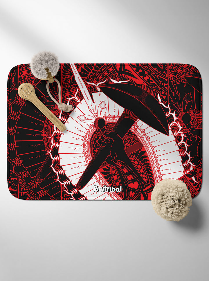 Get Up Stand Up Show Up! - Bath Mat