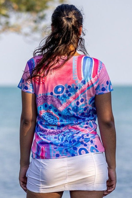 Blue Waterhole - Women's Fashion Top