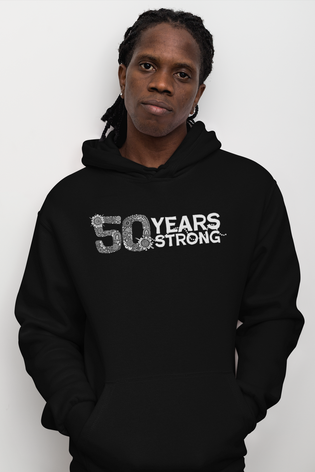 50 Years of Legacy (Mono) - NAIDOC 2025 Unisex Hoodie