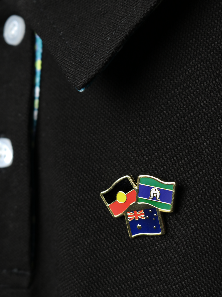 Tri-Flag Unity - NAIDOC 2025 Lapel Pin