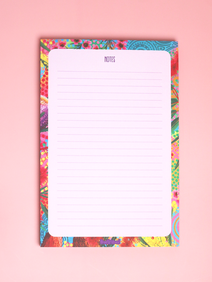 Native Flowers - Notepad