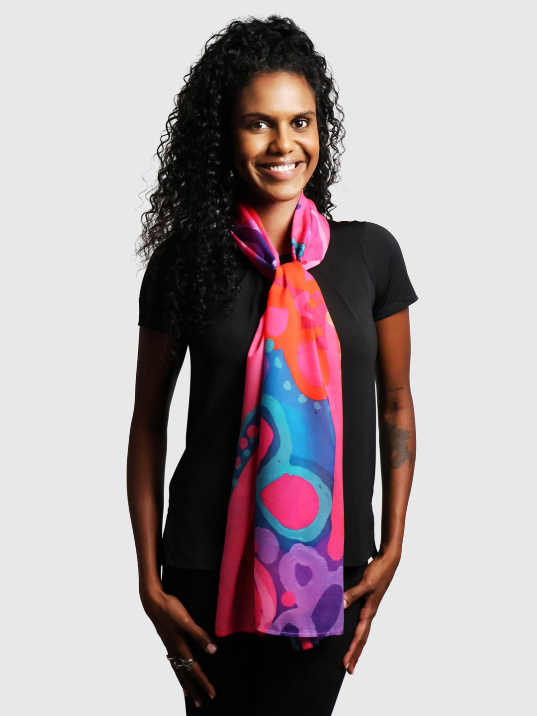 Generations - People, Place, Community - NAIDOC 2025 Chiffon Scarf