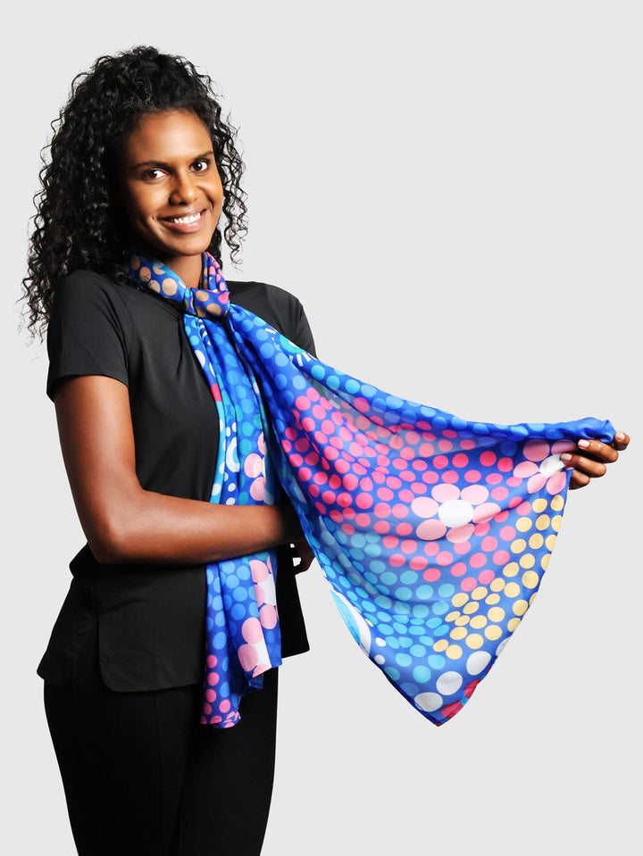 Old Ways Guiding New Paths - NAIDOC 2025 Chiffon Scarf