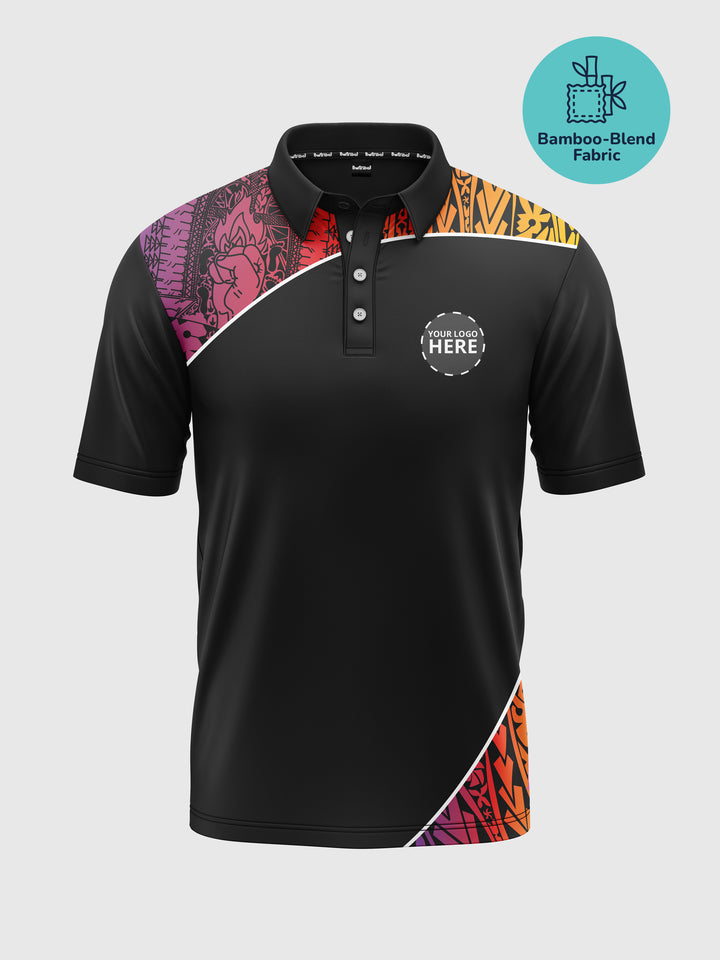 The Next Generation: Strength, Vision & Legacy - Bamboo - NAIDOC 25 Men's Custom Polo