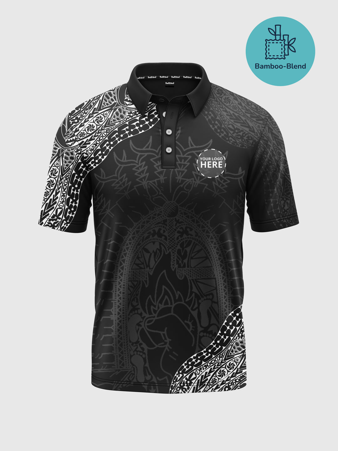 The Next Generation: Strength, Vision & Legacy - Signature Bamboo - NAIDOC 25 Men's Custom Polo