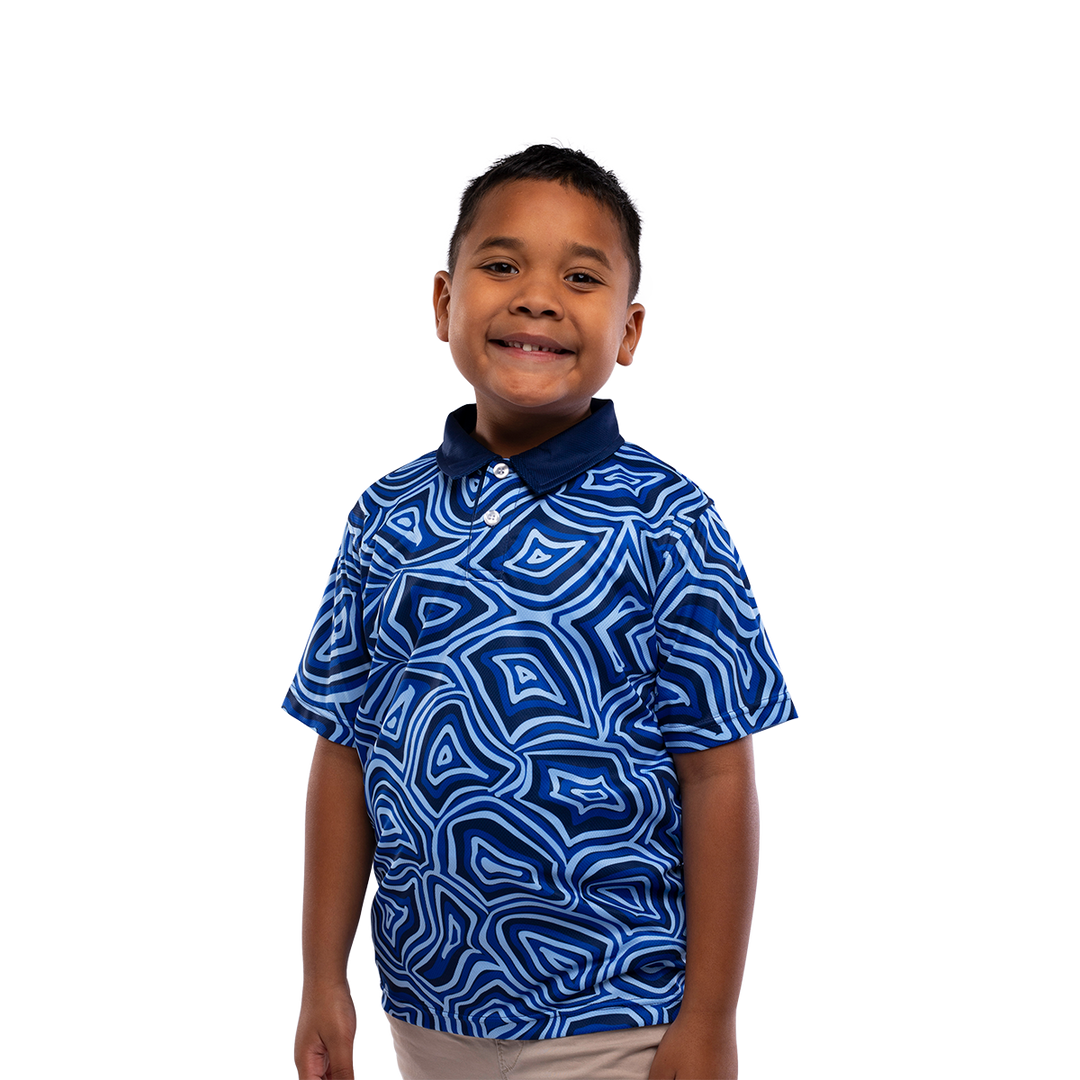 Blue Oyster - Kids Polo