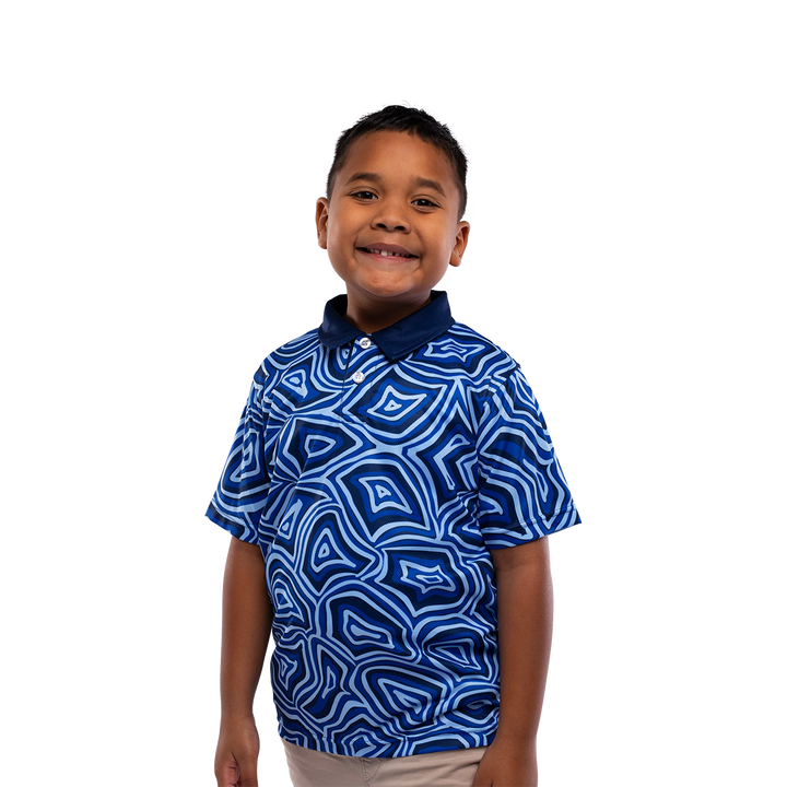 Blue Oyster - Kids Polo