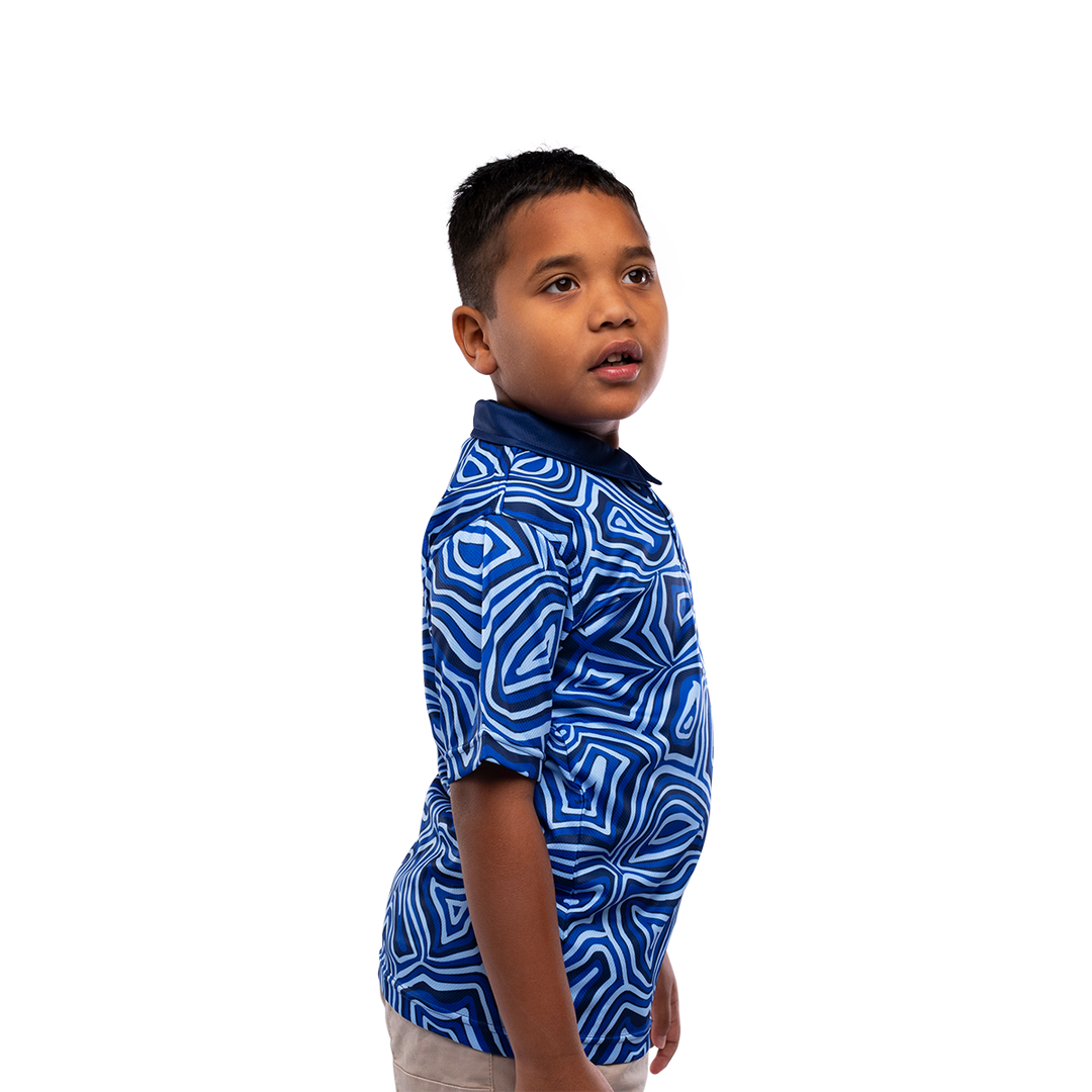 Blue Oyster - Kids Polo