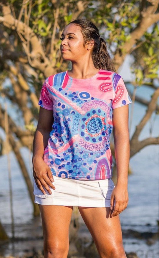 Blue Waterhole - Women's Fashion Top
