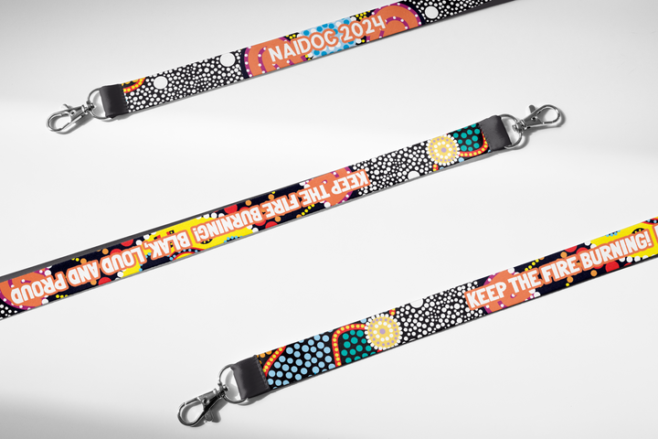 Kaala Danjoo (Fire Together) - NAIDOC 2024 Lanyard
