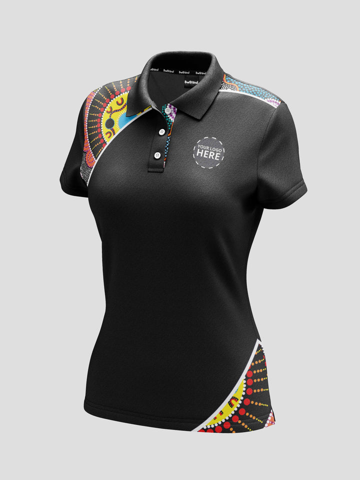Kaala Danjoo (Fire Together) - UPF 50+ - NAIDOC 24 Women's Custom Polo