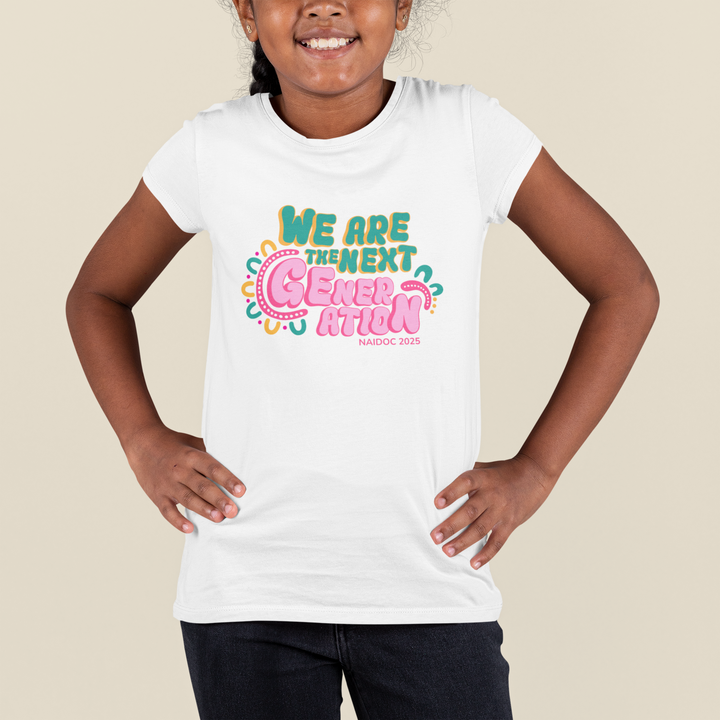 Vibrant Future (Bright Edition) - NAIDOC 2025 Kids' Cotton T-Shirt