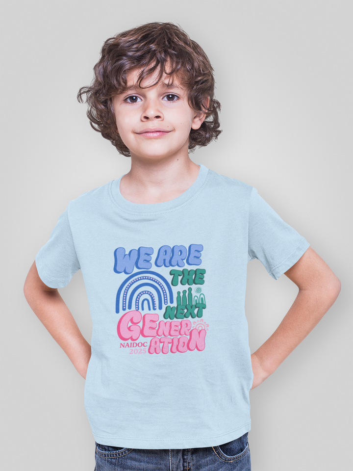Next Mob Rising - NAIDOC 2025 Kids' Cotton T-Shirt