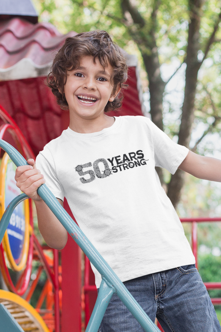 50 Years of Legacy (Mono) - NAIDOC 2025 Kid's Cotton T-Shirt