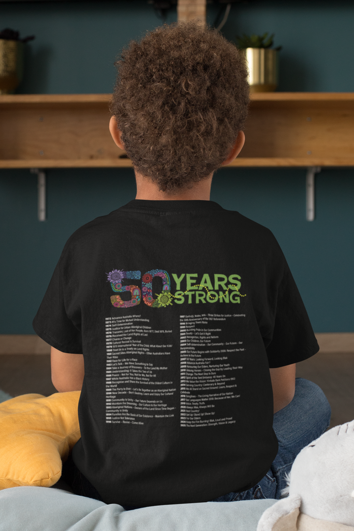 50-Year Commemoration - NAIDOC 2025 Kids' Cotton Tee