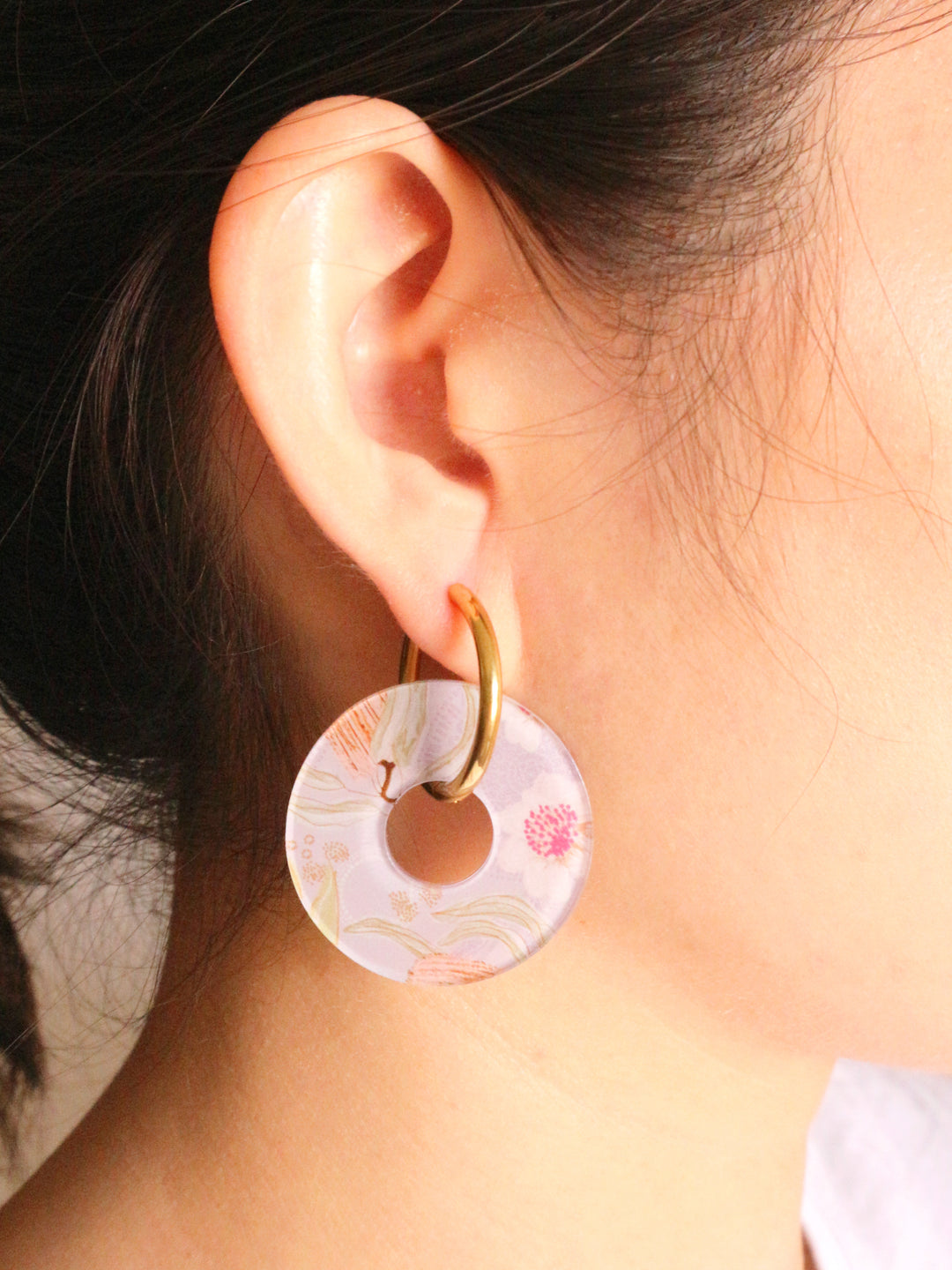 Sacred Water & Nectar  - Washer Earrings Set