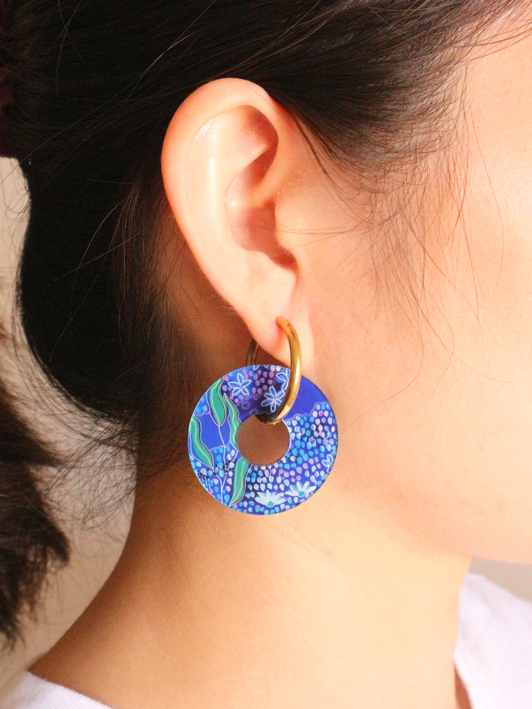 Sacred Water & Nectar  - Washer Earrings Set