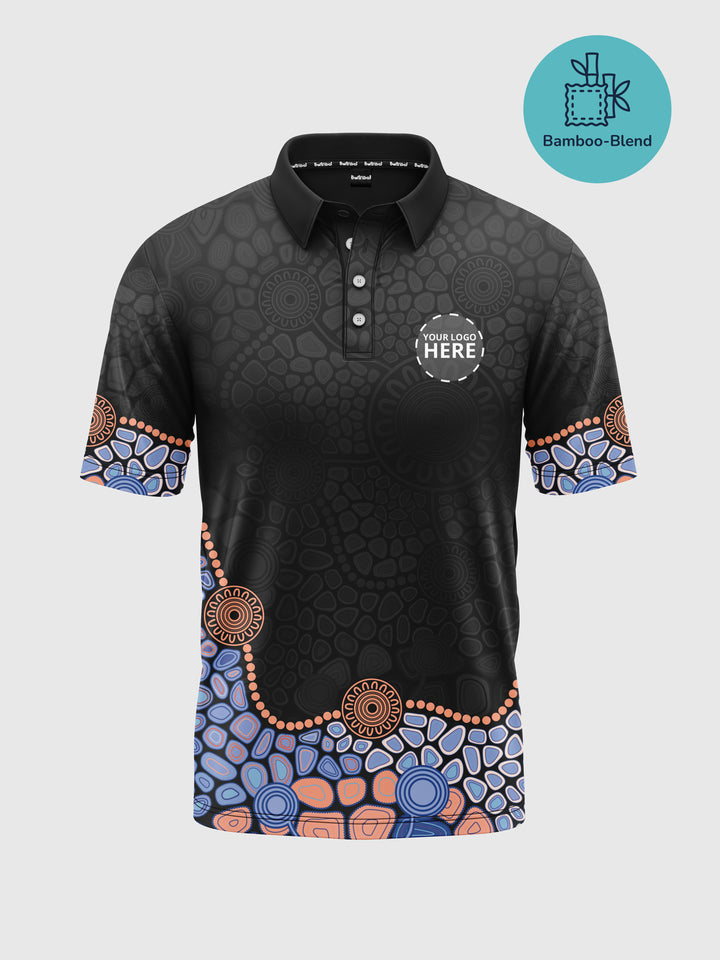 Warranggal Warruwi (Strong Pathway) - Signature Bamboo - NAIDOC 25 Men's Custom Polo