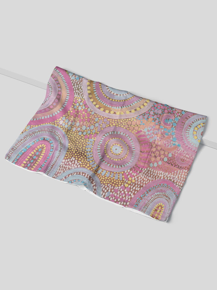 Let's Collect Seashells - Cotton Crepe Tea Towel