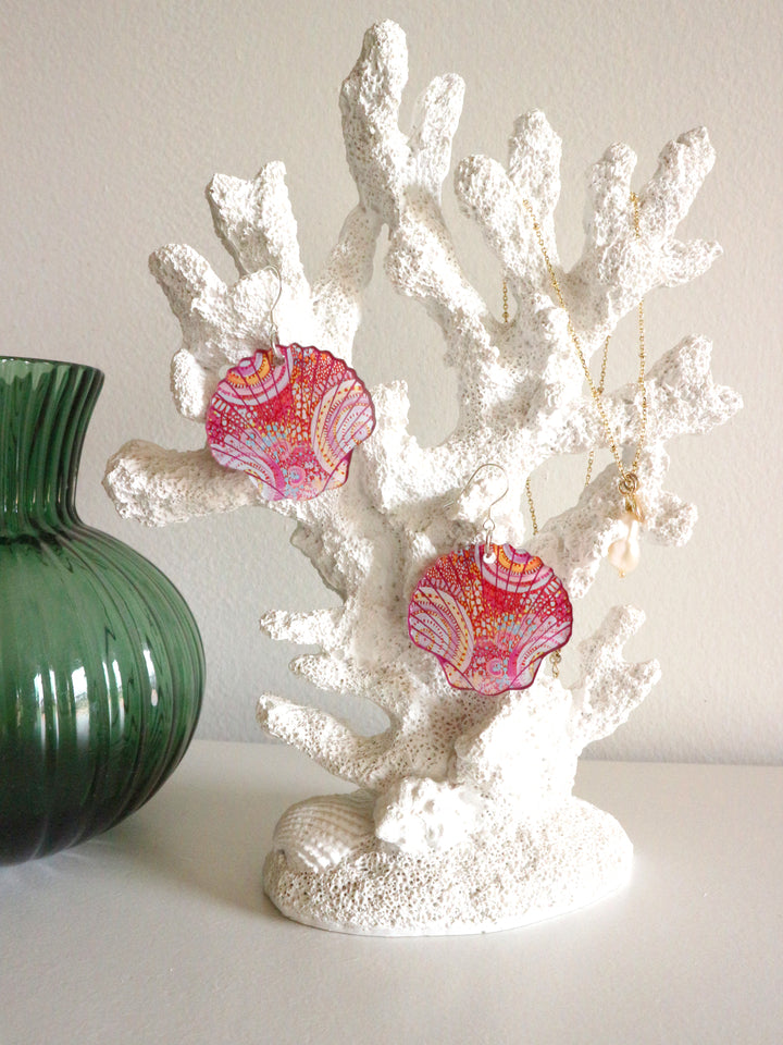 Let's Collect Seashells - Statement Earrings