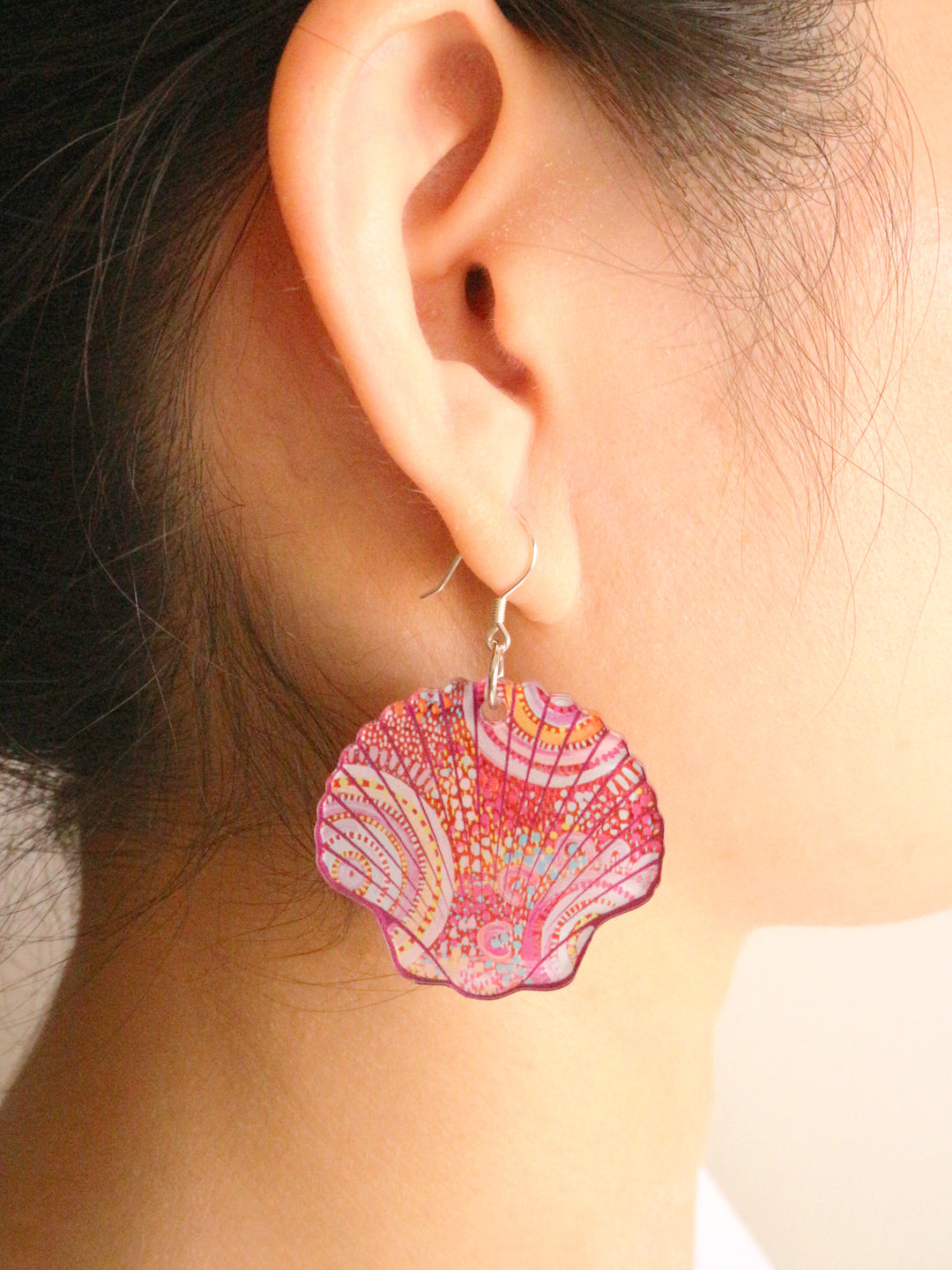 Let's Collect Seashells - Statement Earrings
