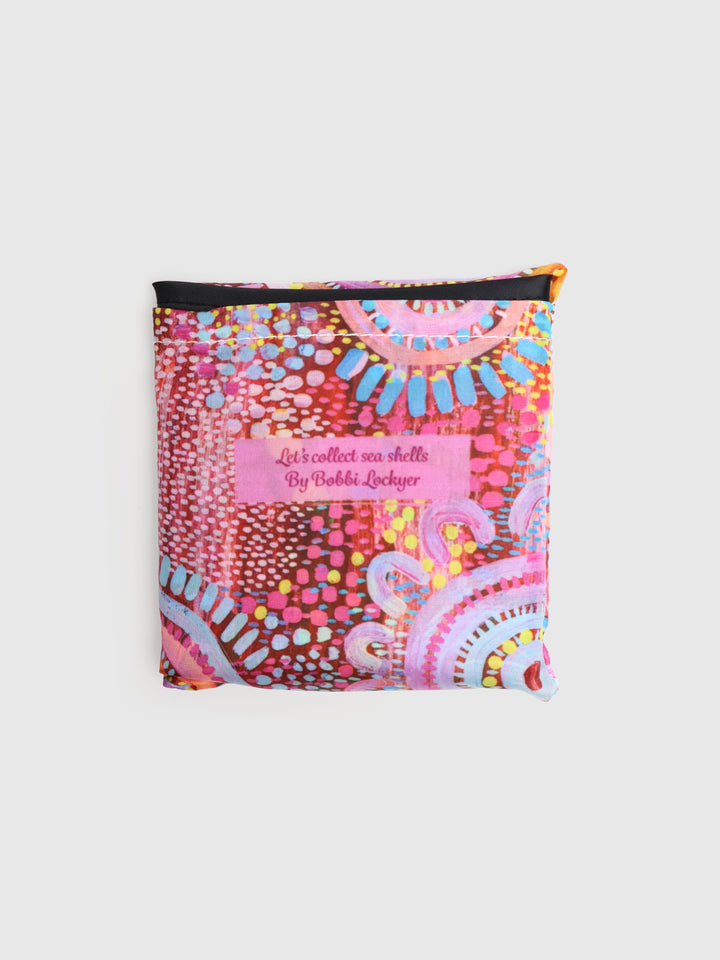Let's Collect Seashells - Reusable Folding Shopping Bag
