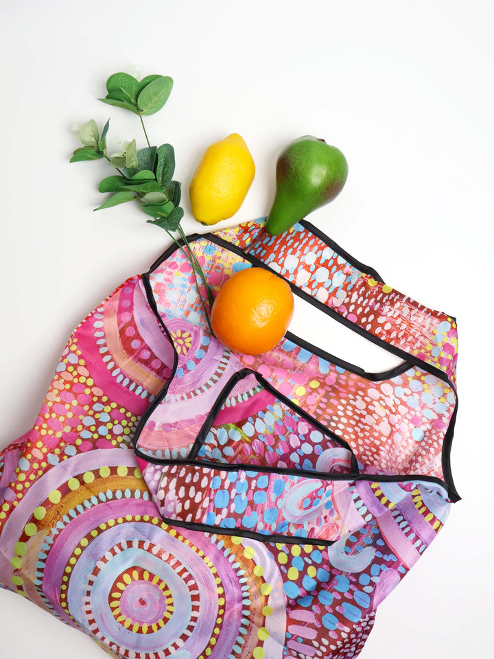 Let's Collect Seashells - Reusable Folding Shopping Bag