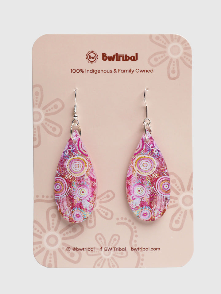 Let's Collect Seashells - Tear Drop Earrings