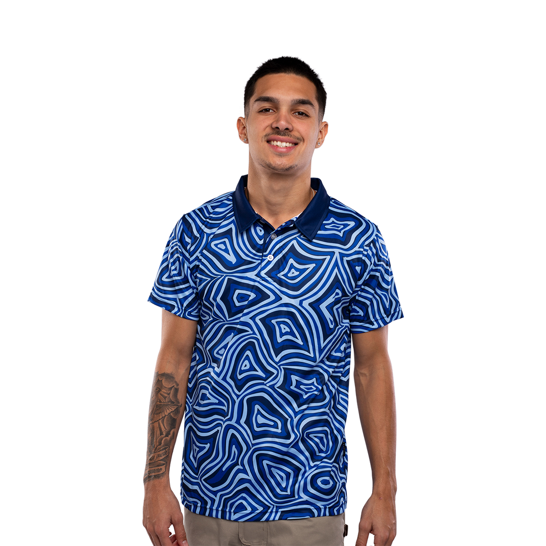 Blue Oyster - Men's Polo