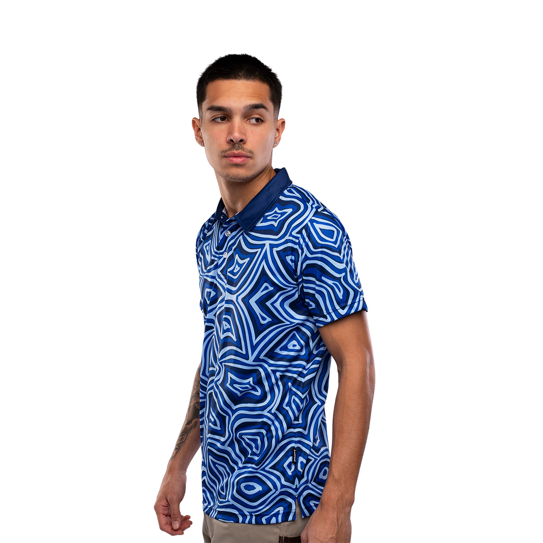 Blue Oyster - Men's Polo